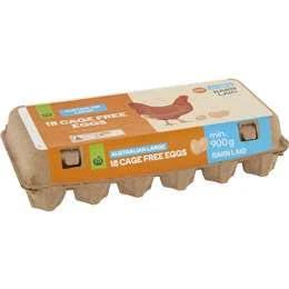 Woolworths 18 Large Cage Free Eggs 900g