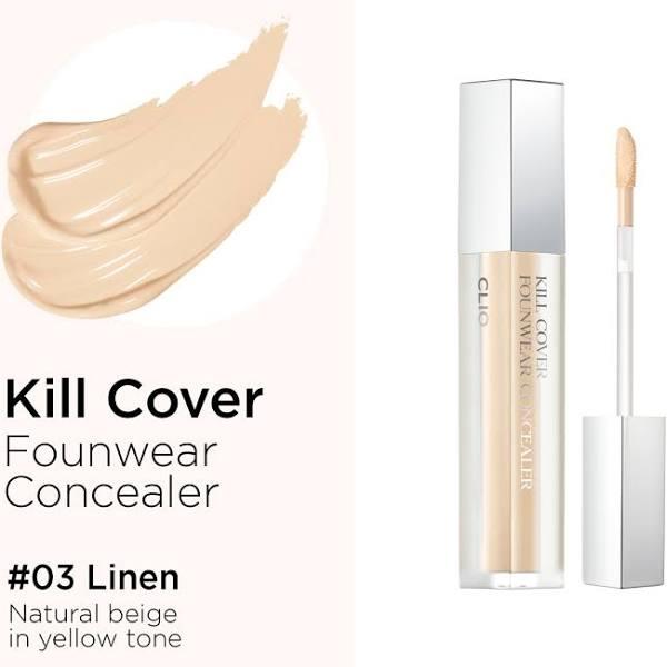 Clio Kill Cover Founwear Concealer - 3 Colors #03 Linen