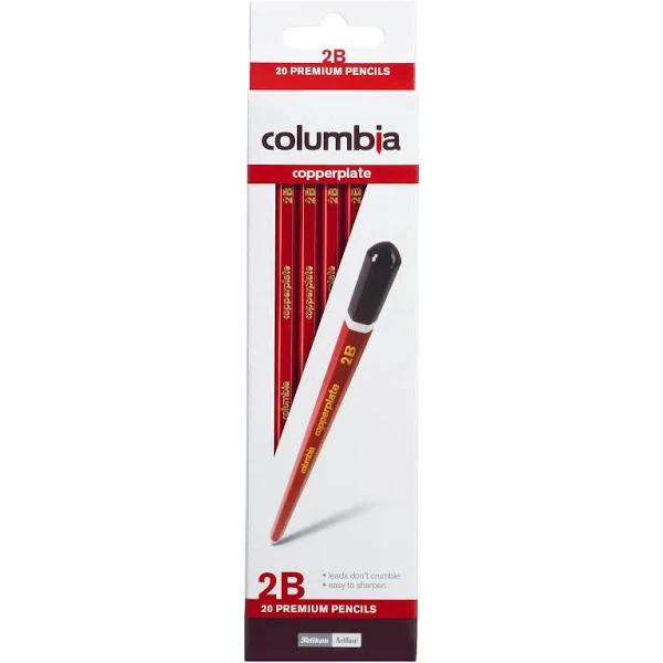 Columbia Copperplate Lead Pencil - 2B (Box of 20)