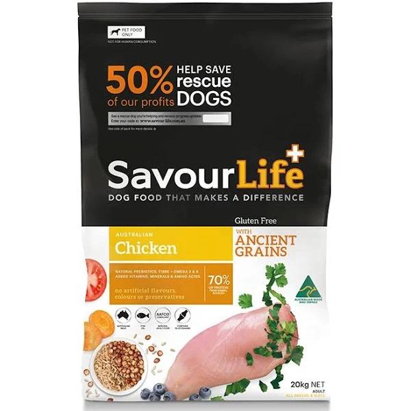 Savourlife Gluten Free Chick Ancient Grain ADT Dog Food 20kg