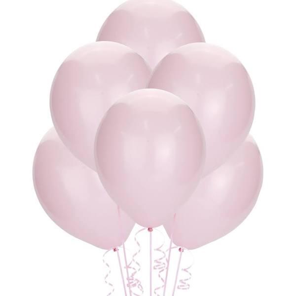 Macaron Balloons 25 Pack 30cm Light Pink