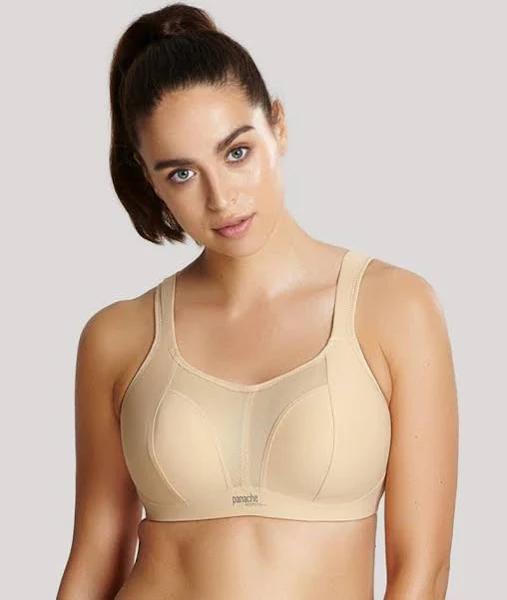 Panache Sport Wire-Free Sports Bra - Latte - 10HH