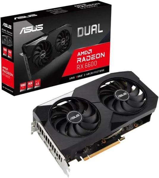 Asus Dual Radeon RX 6600 8g Graphics Card [DUAL-RX6600-8G]