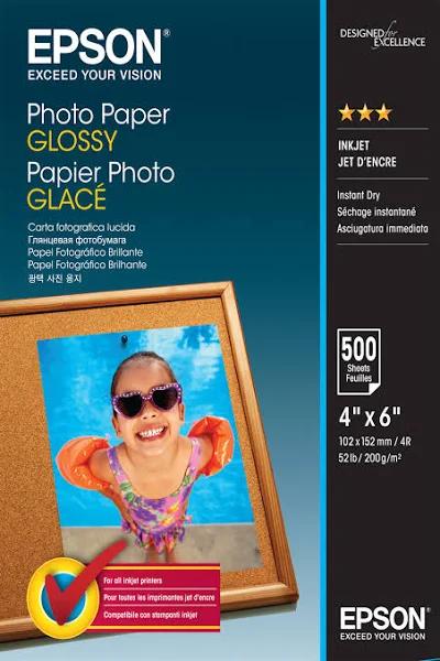 Epson Photo Paper Glossy - 10x15cm - 500 Sheets