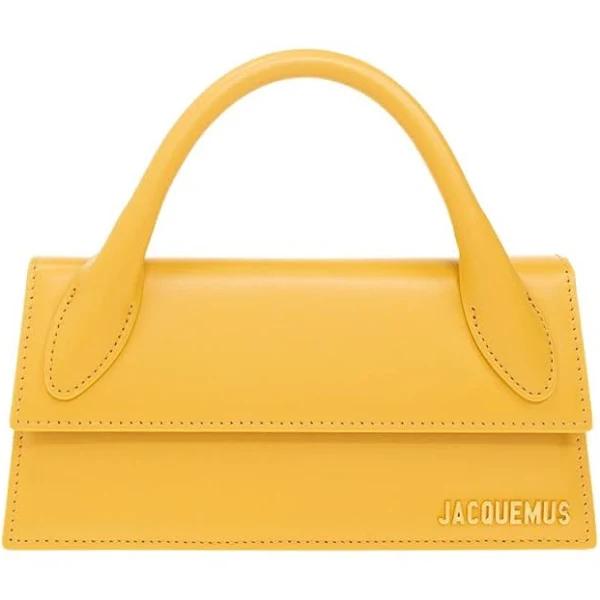 Jacquemus Le Chiquito Long leather shoulder bag Women Yellow