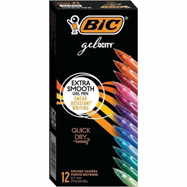 Bic USA Bicrglcga11 Gel Ocity Gel Pens Fashion Colors