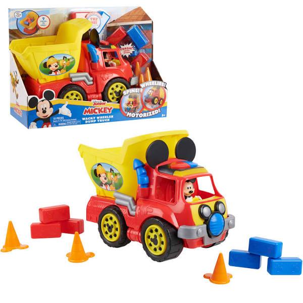 Disney Junior Mickey Wacky Wheeler Dump Truck Kids Toy 3y+ 10pc