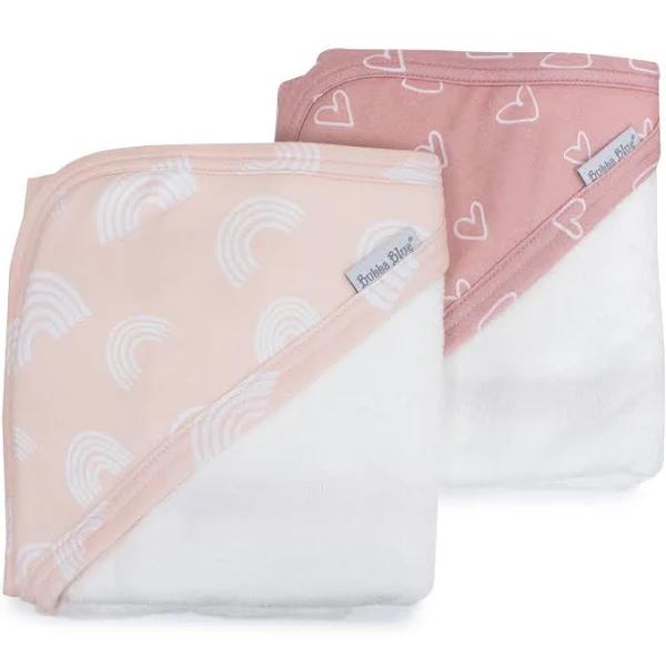 Bubba Blue Nordic Hooded Towel Dusty Berry/Rose 2pk