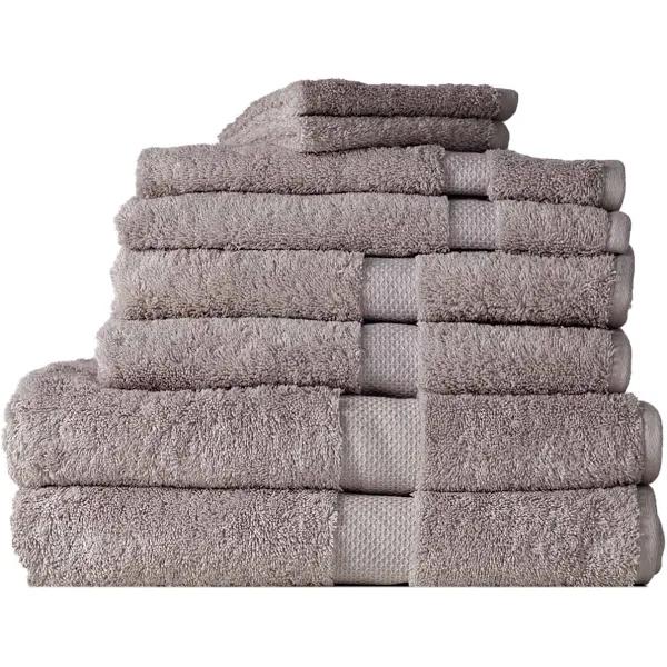 Canningvale Royal Splendour Home Decor Bathroom Towel Set Storm Grey 8pc