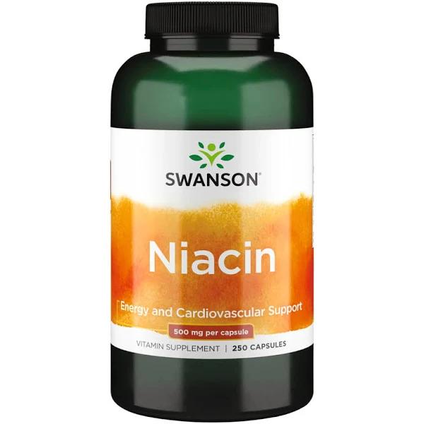 Swanson Niacin 500 MG 250 Capsules