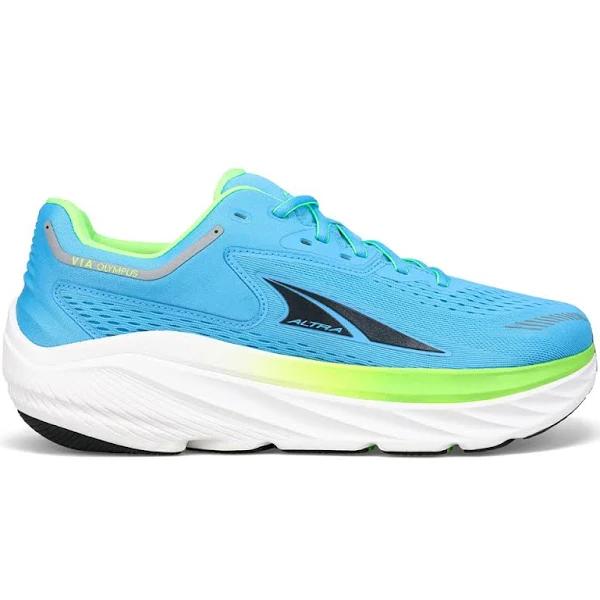 Mens Altra Via Olympus, Neon/Blue / 13