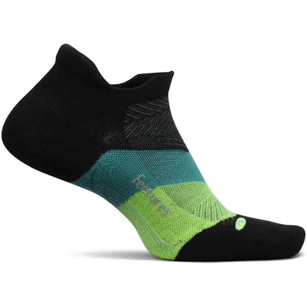 Feetures Elite Light Cushion No-Show Tab Socks Bust Out Black / Small