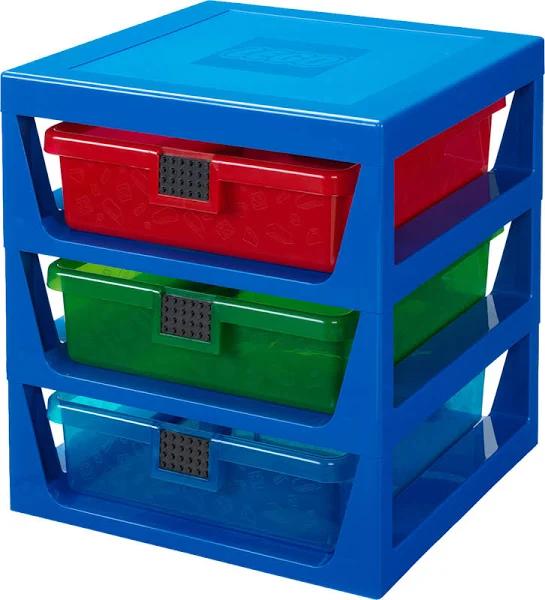 LEGO 3-Drawer Storage Rack - Blue - AfterPay & zipPay Available