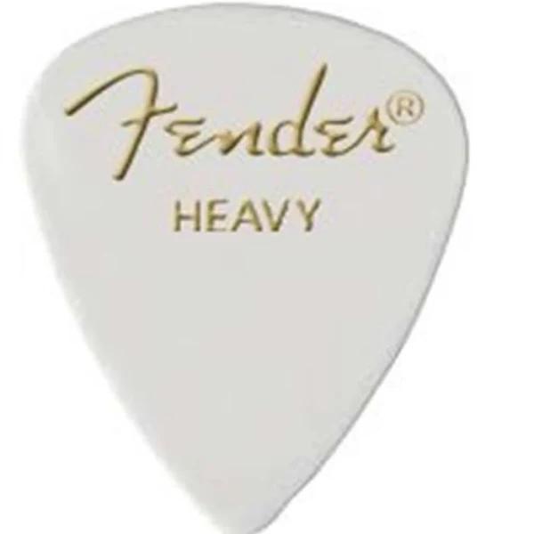 Fender Classic Celluloid Picks, 351 Shape - 1 Gross (144 Pack) | White