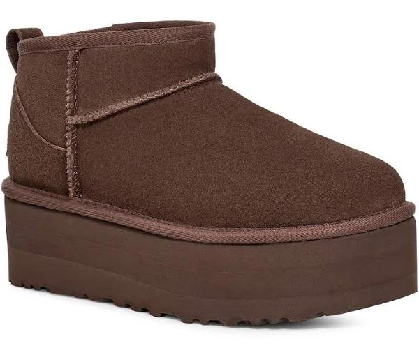 UGG Classic Ultra Mini Platform Boots in Brown