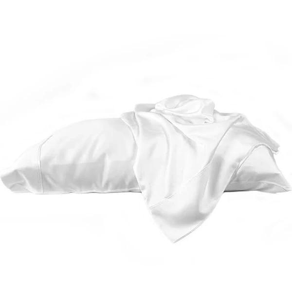 Ivory & Deene Silky Soft Bamboo Pillowcase Set - White