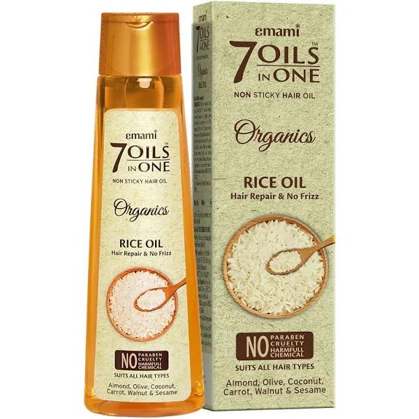 Emami 7 Oils in One Organics Rice Hair Oil - 200 ml