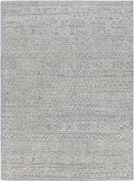 Posy Inca 01D Ash Wool Rug 200x290cm