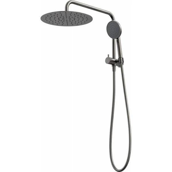 Caroma Urbane II Compact Twin Shower - Gunmetal