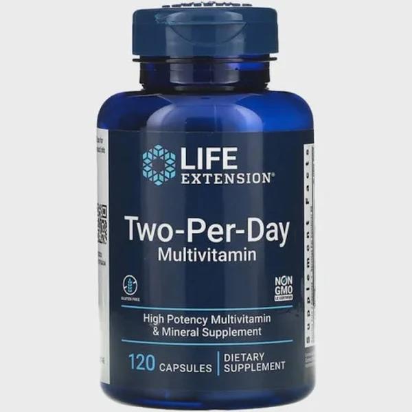 Life Extension Two-Per-Day Multivitamin 60 Capsules