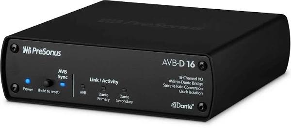 PreSonus AVB D16 16x16 AVB-to-Dante Bridge