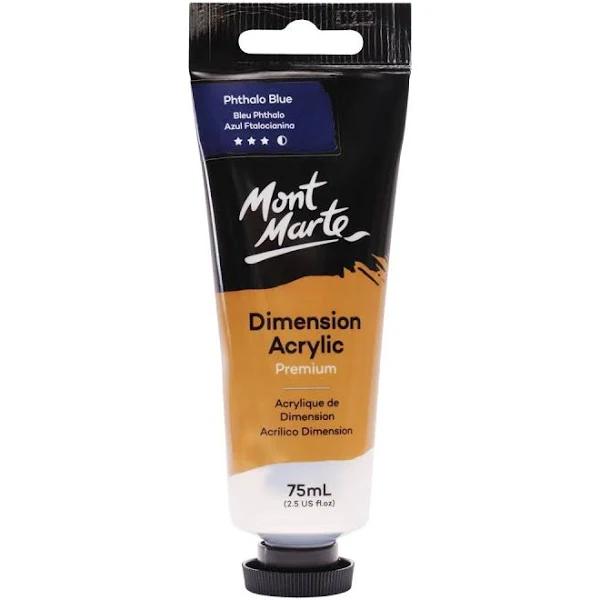 Mont Marte Dimension Acrylic Paint 75ml Tube - Phthalo Blue