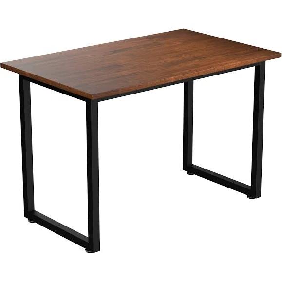 Desky Office Side Table Walnut Rubberwood