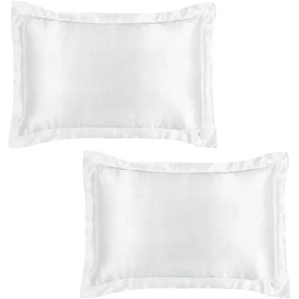 Tailored Edge Pillowcase Pair Arctic White