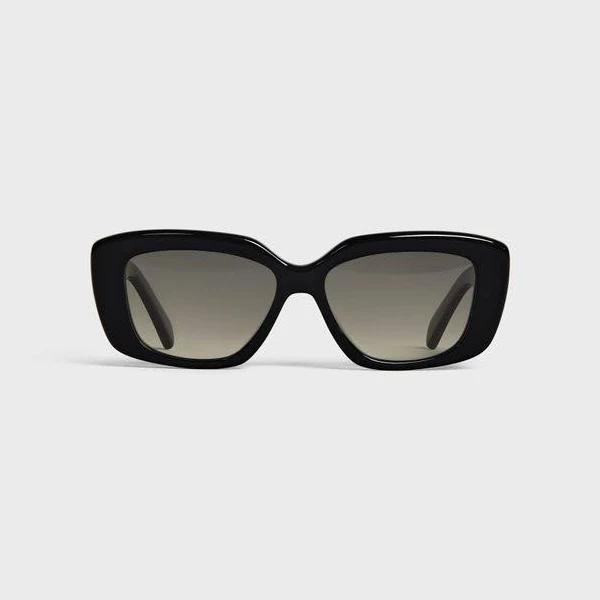 Triomphe 04 Sunglasses in Acetate - Black - For Woman - Celine