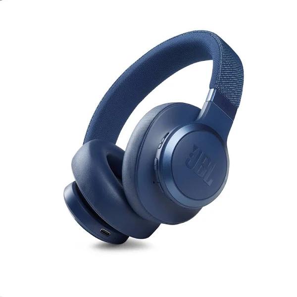 JBL Live 660NC Wireless Noise Cancelling Over-Ear Headphones - Blue