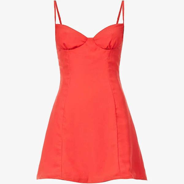 House of CB Christiana Mini Dress in Red M