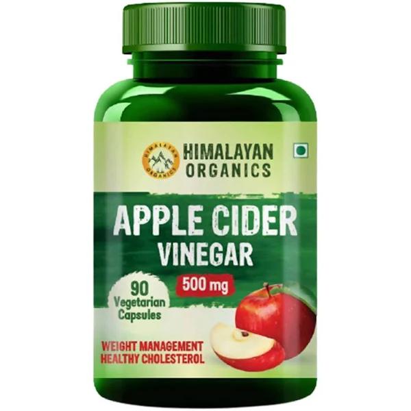 Himalayan Organics Apple Cider Vinegar 500 MG Capsules - 90 Tablets