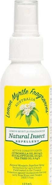 Lemon Myrtle Fragrances - Natural Insect Repellent 125ml