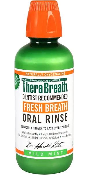 TheraBreath Fresh Breath Oral Rinse - Mild Mint - 16 fl oz