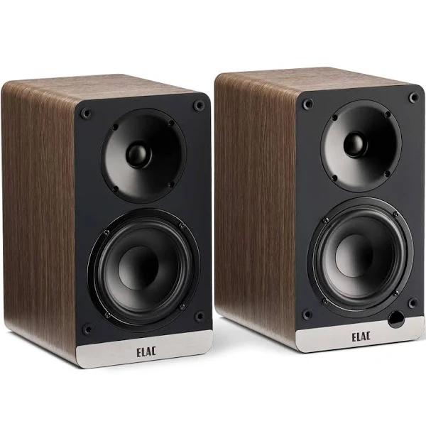 Elac Debut Connex DCB41 Powered Speakers-Walnut