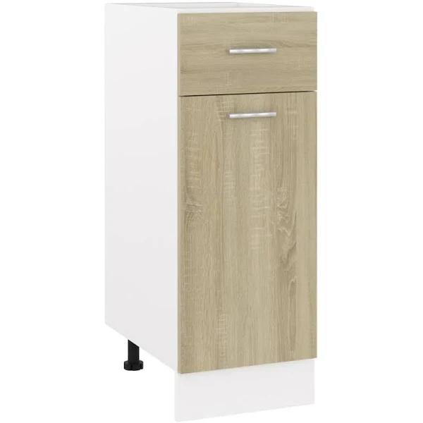 Drawer Bottom Cabinet Sonoma Oak 30x46x81.5 cm Engineered Wood