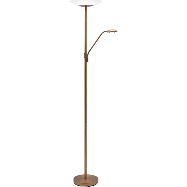 Mercator Emilia LED Mother & Child Floor Lamp Brushed Chrome