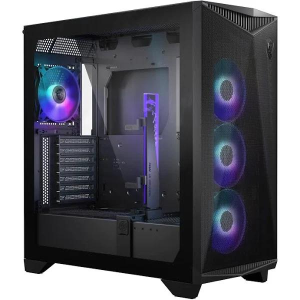 MSI MPG GUNGNIR 300R Airflow Black Mid Tower E-ATX Case, T/G, No PSU