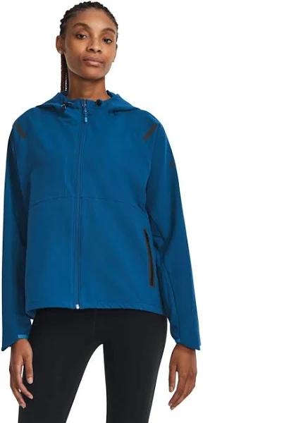 Under Armour Women's Unstoppable Hooded Jacket Blue SM