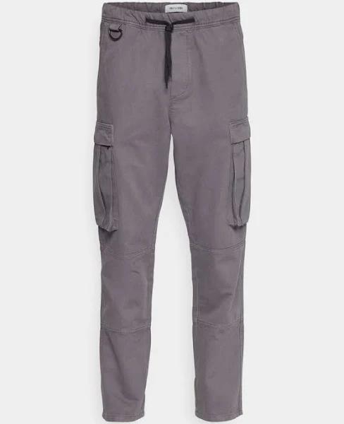 Only & Sons Loose Fit Cargo Pants in Grey