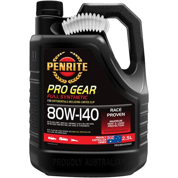 Penrite Pro Gear Oil - 80W-140, 2.5 Litre