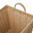 Kmart Rectangle Herringbone Paper Rope Basket in Natural