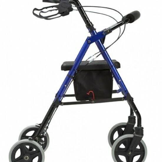 Alpha 427 Rollator 4 Wheel Walker, Indoor Outdoor Lightweight, Choice