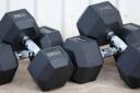 Xpeed Rubber Hex Dumbbell 1kg