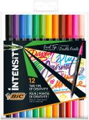 Bic Intensity Dual Tip Fineliner Marker Assorted Packof 12