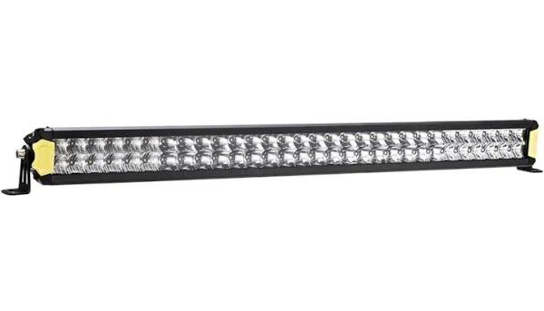 LIGHTFOX 30 Inch Single Row Led Light Bars 180W Led Spot Pods Ultra Slim Off Road Driving Light Waterproof Work