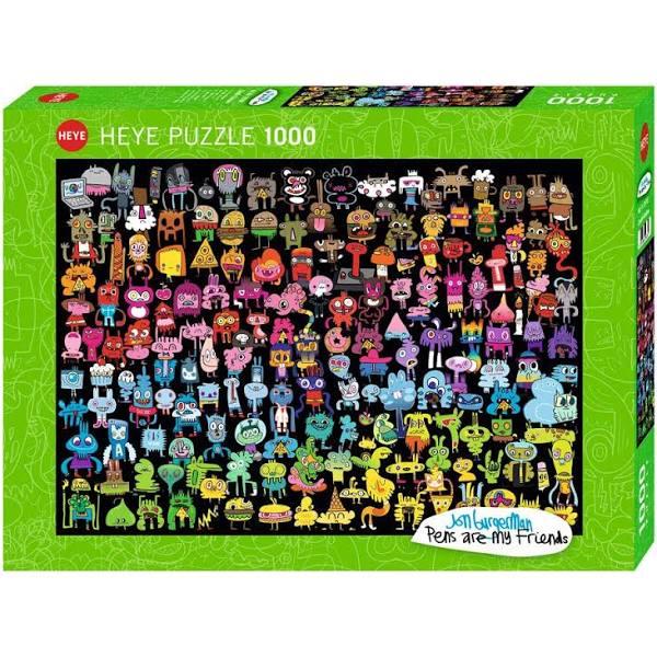 Heye - Burgerman, Doodle Rainbow Puzzle 1000pc