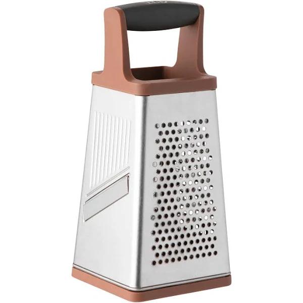 Berghoff Red & Stainless Steel Leo 4-sided Box Grater One-Size