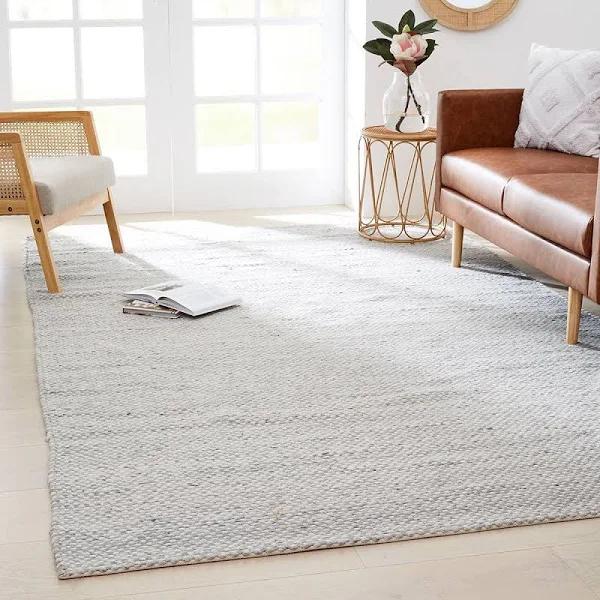 Kmart Wool Blend Felix Rug-Grey, Extra Large Size: XL