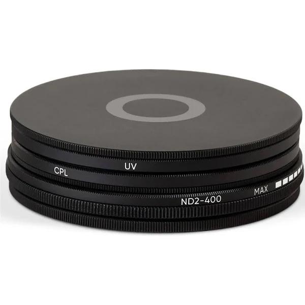 Urth 58mm UV, Circular Polarizing (CPL), ND2-400 Lens Filter Kit